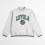 LOYOLA GREYHOUNDS RALLY POINT CONTRAST MOCKNECK PULLOVER