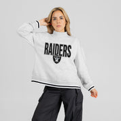 LAS VEGAS RAIDERS RALLY POINT CONTRAST MOCKNECK PULLOVER