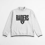 LAS VEGAS RAIDERS RALLY POINT CONTRAST MOCKNECK PULLOVER