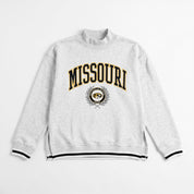 MISSOURI TIGERS RALLY POINT CONTRAST MOCKNECK PULLOVER
