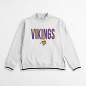 MINNESOTA VIKINGS RALLY POINT CONTRAST MOCKNECK PULLOVER