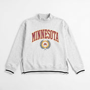 MINNESOTA GOLDEN GOPHERS RALLY POINT CONTRAST MOCKNECK PULLOVER