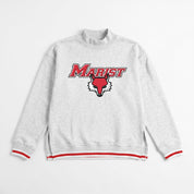 MARIST RED FOXES RALLY POINT CONTRAST MOCKNECK PULLOVER
