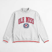 OLE MISS REBELS RALLY POINT CONTRAST MOCKNECK PULLOVER