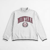 MONTANA GRIZZLIES RALLY POINT CONTRAST MOCKNECK PULLOVER