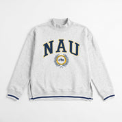 NORTHERN ARIZONA LUMBERJACKS RALLY POINT CONTRAST MOCKNECK PULLOVER