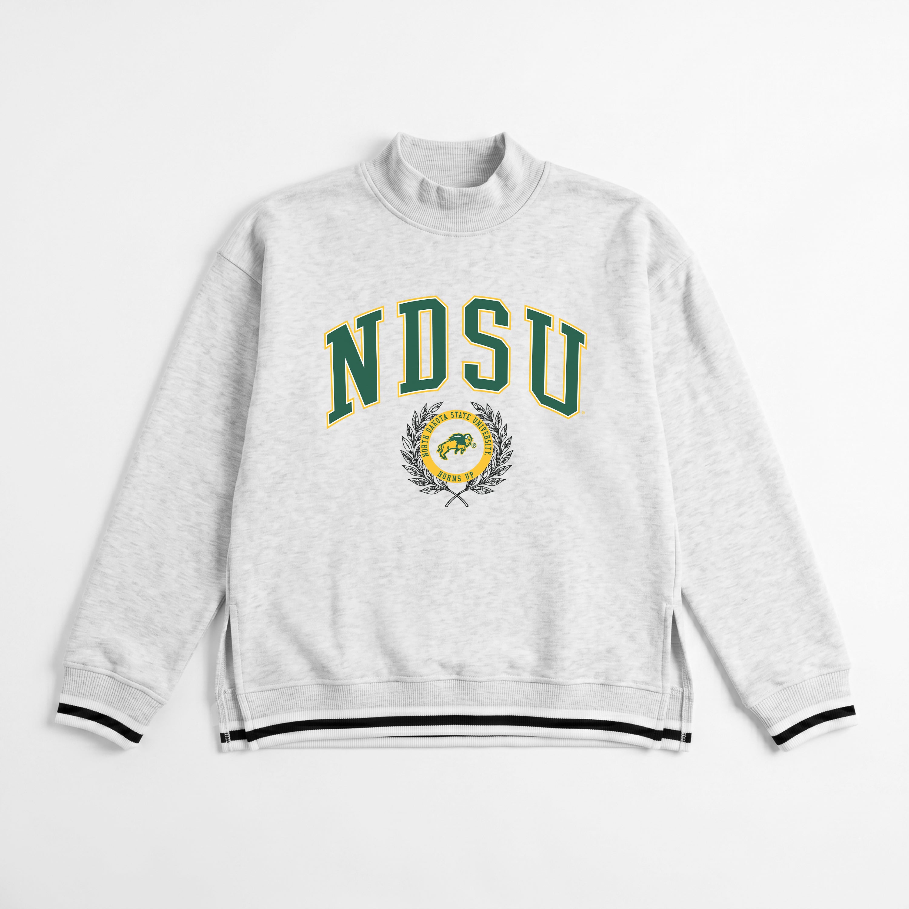NORTH DAKOTA STATE BISON RALLY POINT CONTRAST MOCKNECK PULLOVER