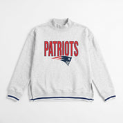 NEW ENGLAND PATRIOTS RALLY POINT CONTRAST MOCKNECK PULLOVER