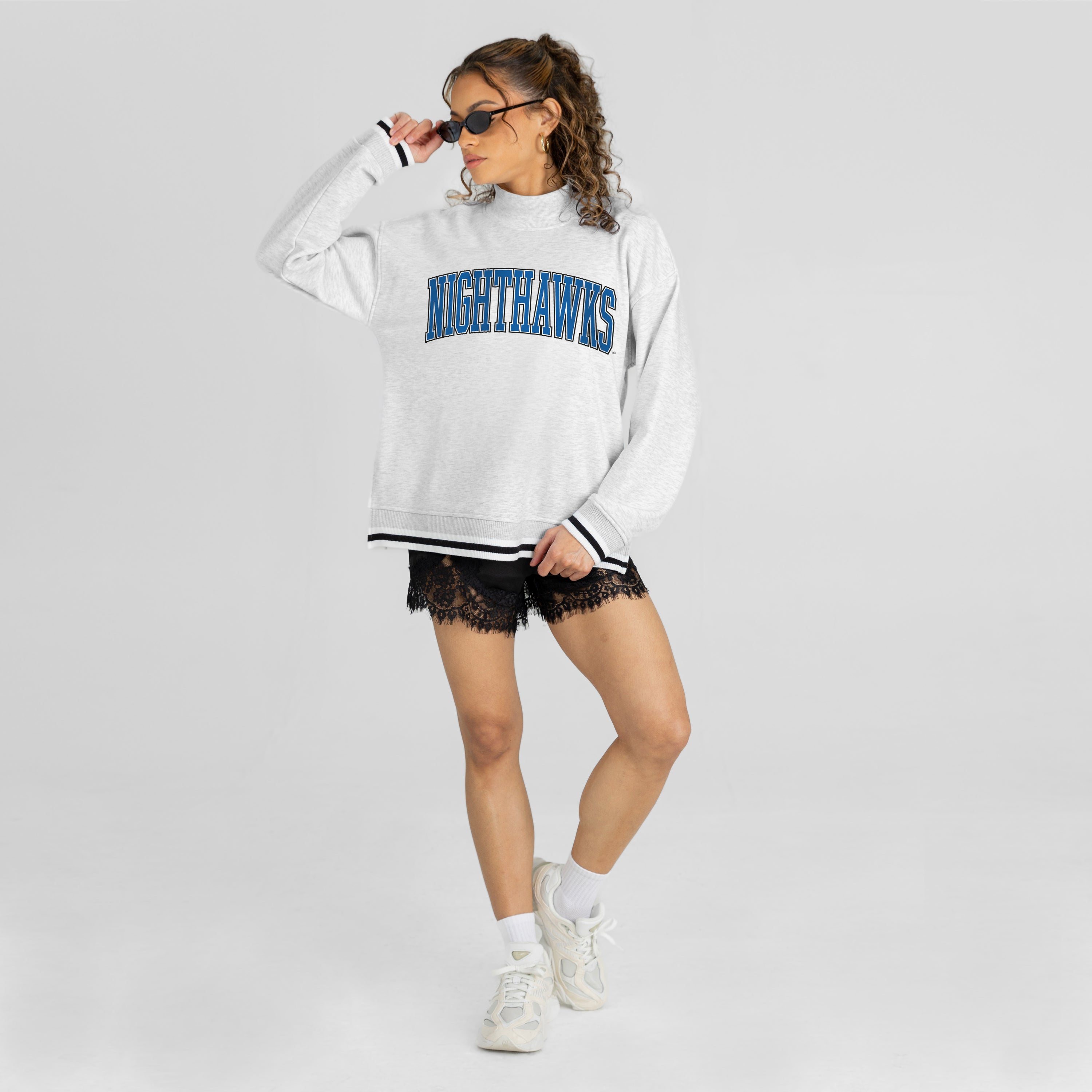 NORTH GEORGIA NIGHTHAWKS RALLY POINT CONTRAST MOCKNECK PULLOVER