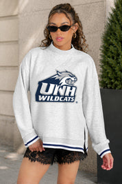 NEW HAMPSHIRE WILDCATS RALLY POINT CONTRAST MOCKNECK PULLOVER