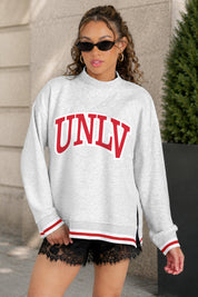 UNLV REBELS RALLY POINT CONTRAST MOCKNECK PULLOVER