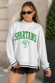 NORFOLK STATE SPARTANS RALLY POINT CONTRAST MOCKNECK PULLOVER