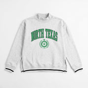 NORTH TEXAS MEAN GREEN RALLY POINT CONTRAST MOCKNECK PULLOVER