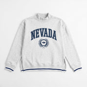 NEVADA WOLF PACK RALLY POINT CONTRAST MOCKNECK PULLOVER