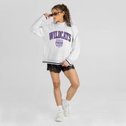 NORTHWESTERN WILDCATS RALLY POINT CONTRAST MOCKNECK PULLOVER