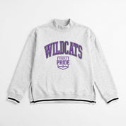NORTHWESTERN WILDCATS RALLY POINT CONTRAST MOCKNECK PULLOVER