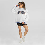 PEPPERDINE WAVES RALLY POINT CONTRAST MOCKNECK PULLOVER