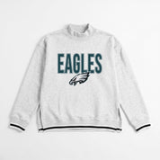 PHILADELPHIA EAGLES RALLY POINT CONTRAST MOCKNECK PULLOVER