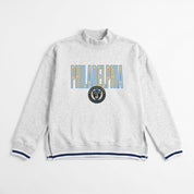 PHILADELPHIA UNION RALLY POINT CONTRAST MOCKNECK PULLOVER