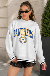PITTSBURGH PANTHERS RALLY POINT CONTRAST MOCKNECK PULLOVER