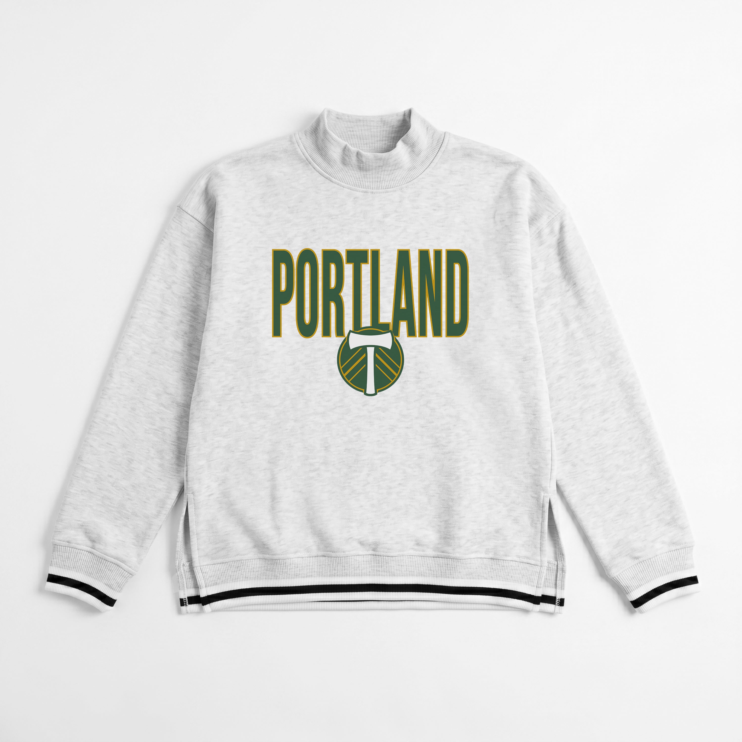 PORTLAND TIMBERS RALLY POINT CONTRAST MOCKNECK PULLOVER