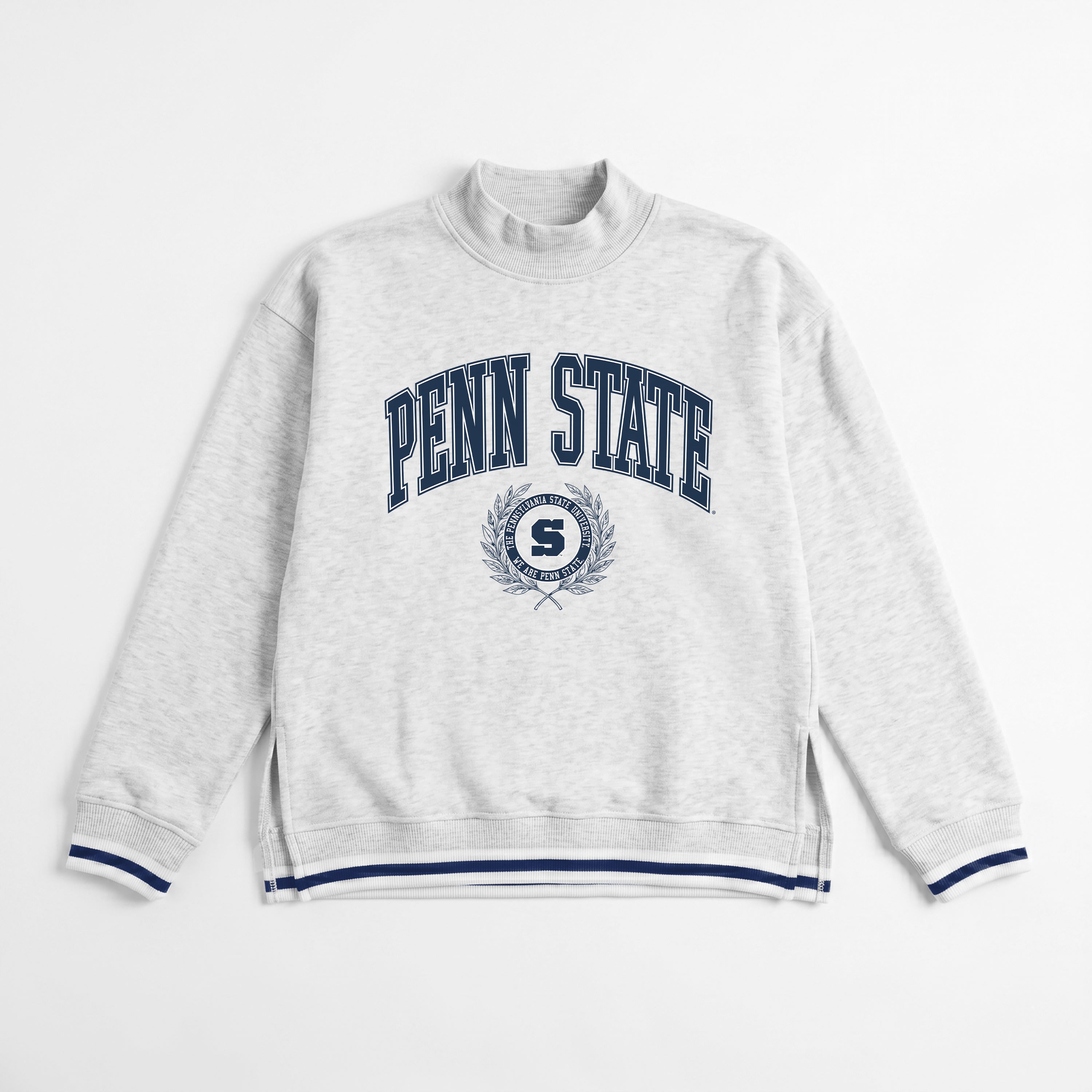 PENN STATE NITTANY LIONS RALLY POINT CONTRAST MOCKNECK PULLOVER