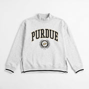 PURDUE BOILERMAKERS RALLY POINT CONTRAST MOCKNECK PULLOVER