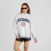 RICHMOND SPIDERS RALLY POINT CONTRAST MOCKNECK PULLOVER