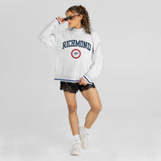 RICHMOND SPIDERS RALLY POINT CONTRAST MOCKNECK PULLOVER