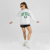 SOUTH FLORIDA BULLS RALLY POINT CONTRAST MOCKNECK PULLOVER