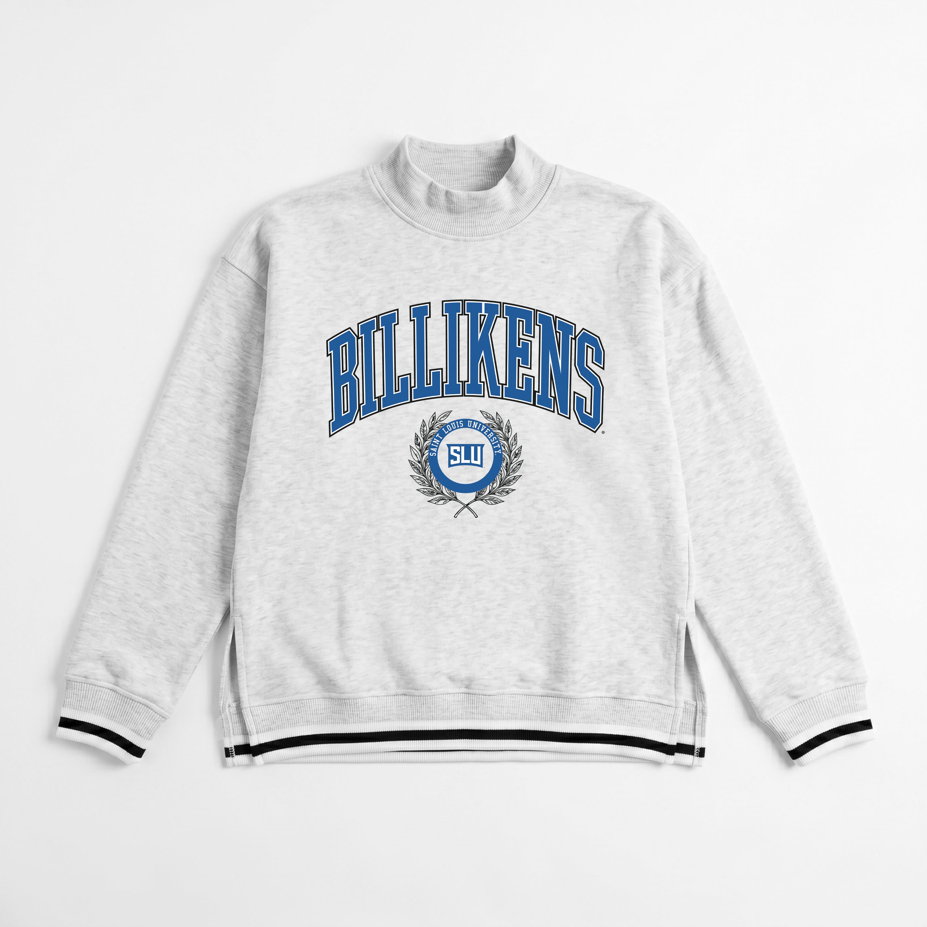 SAINT LOUIS BILLIKENS RALLY POINT CONTRAST MOCKNECK PULLOVER