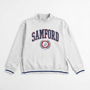 SAMFORD BULLDOGS RALLY POINT CONTRAST MOCKNECK PULLOVER