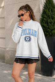 SPELMAN COLLEGE JAGUARS RALLY POINT CONTRAST MOCKNECK PULLOVER