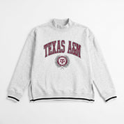 TEXAS A&M AGGIES RALLY POINT CONTRAST MOCKNECK PULLOVER