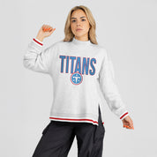 TENNESSEE TITANS RALLY POINT CONTRAST MOCKNECK PULLOVER