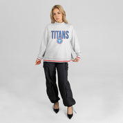 TENNESSEE TITANS RALLY POINT CONTRAST MOCKNECK PULLOVER