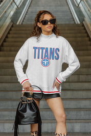 TENNESSEE TITANS RALLY POINT CONTRAST MOCKNECK PULLOVER