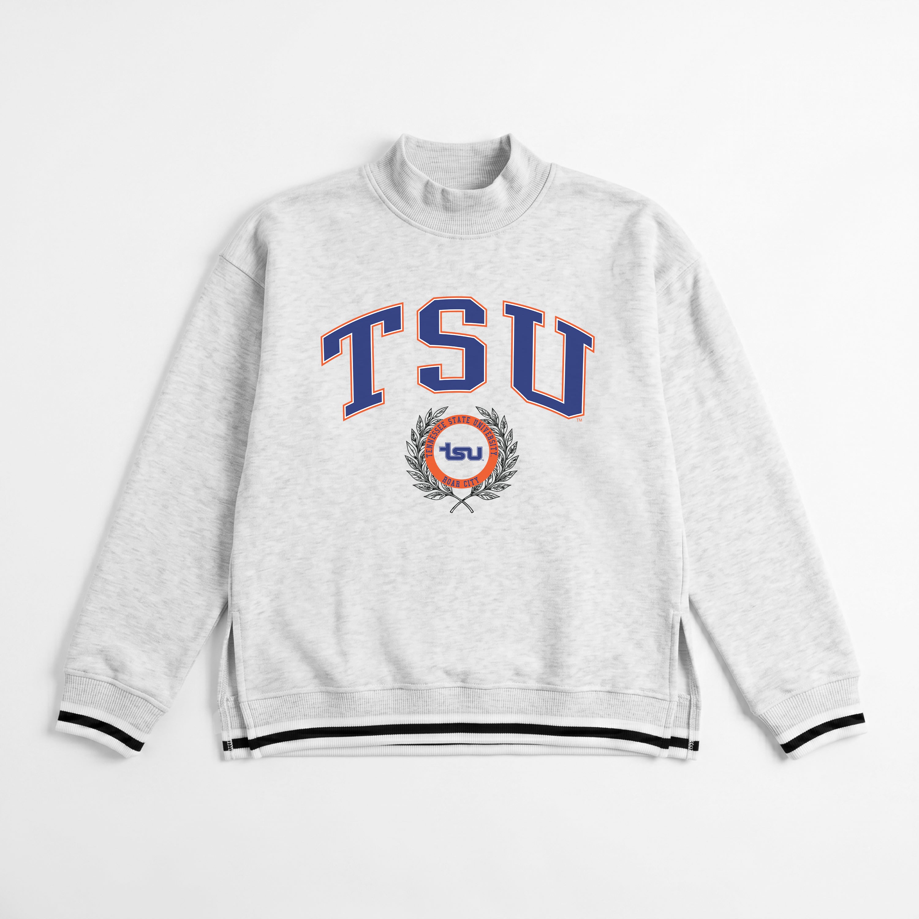 TENNESSEE STATE TIGERS RALLY POINT CONTRAST MOCKNECK PULLOVER