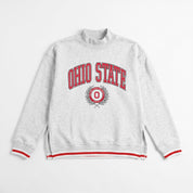 OHIO STATE BUCKEYES RALLY POINT CONTRAST MOCKNECK PULLOVER