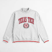 TEXAS TECH RED RAIDERS RALLY POINT CONTRAST MOCKNECK PULLOVER