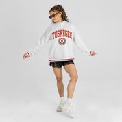 TUSKEGEE GOLDEN TIGERS RALLY POINT CONTRAST MOCKNECK PULLOVER