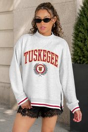 TUSKEGEE GOLDEN TIGERS RALLY POINT CONTRAST MOCKNECK PULLOVER