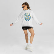 UCLA BRUINS RALLY POINT CONTRAST MOCKNECK PULLOVER
