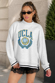 UCLA BRUINS RALLY POINT CONTRAST MOCKNECK PULLOVER