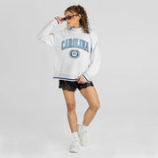 NORTH CAROLINA TAR HEELS RALLY POINT CONTRAST MOCKNECK PULLOVER