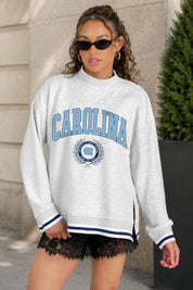 NORTH CAROLINA TAR HEELS RALLY POINT CONTRAST MOCKNECK PULLOVER