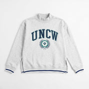 UNC WILMINGTON SEAHAWKS RALLY POINT CONTRAST MOCKNECK PULLOVER