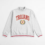 USC TROJANS RALLY POINT CONTRAST MOCKNECK PULLOVER