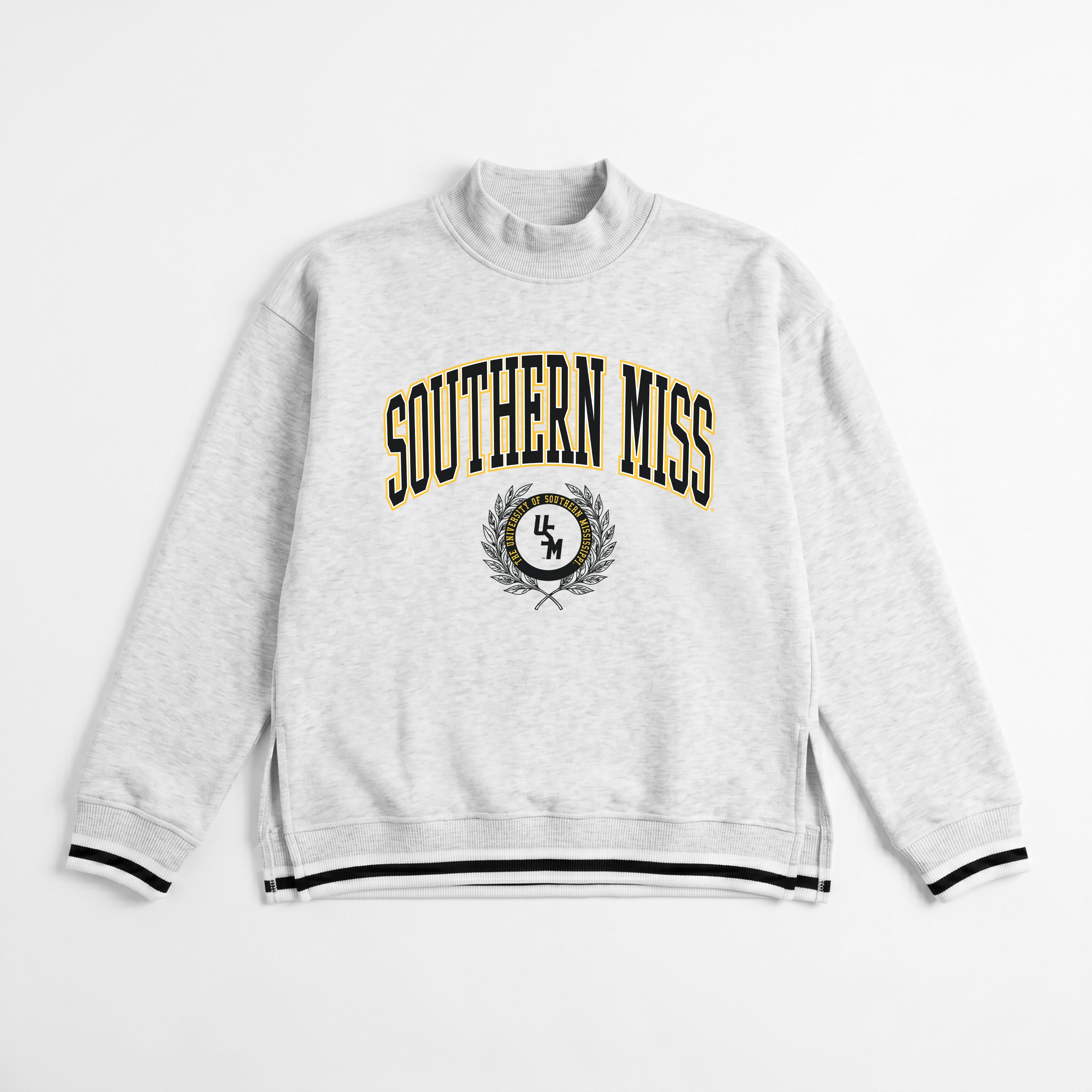 SOUTHERN MISS GOLDEN EAGLES RALLY POINT CONTRAST MOCKNECK PULLOVER