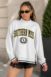 SOUTHERN MISS GOLDEN EAGLES RALLY POINT CONTRAST MOCKNECK PULLOVER